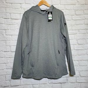 Under Armour Men's MK-1 Terry Hoodie Steel Black L